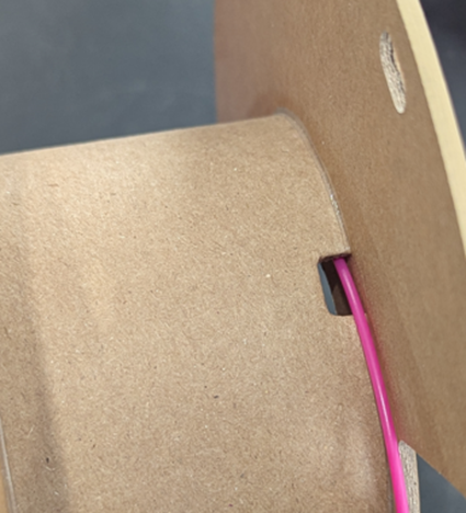 3DPrintAus's tweet photo. @GreeneElizabeth @Polymaker_3D Fair points, I suppose we have avoided that tape at end of the filament issue. 

Mid-spool tangles are physically impossible from factory, so rewinding won't change that. https://t.co/DkhWzS25DZ