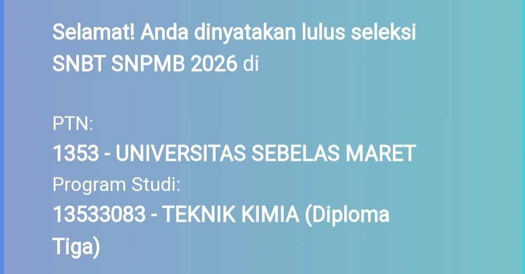 nini²⁶ lolos snbt²⁶ tweet media