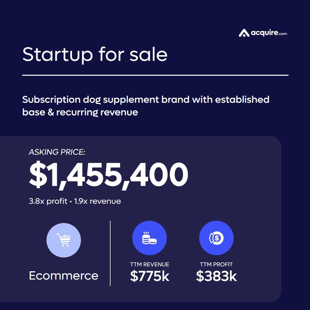 acquire.com tweet media
