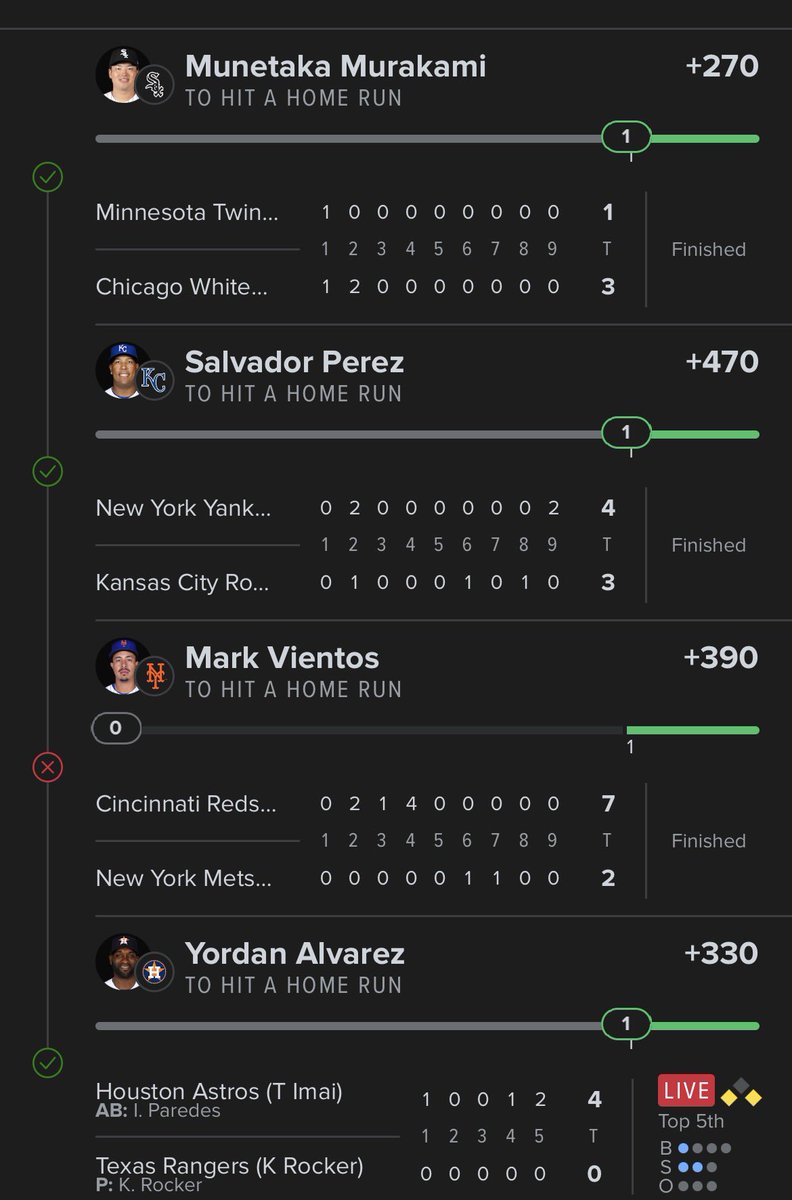 MTPreverend's tweet photo. Well not a lucky day two 3/4 home run slips today https://t.co/HUGlTHEhqv
