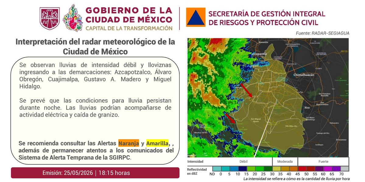 Secretaría de Gestión Integral de Riesgos y PC tweet media