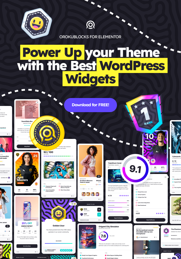 OrokuBlocks's tweet photo. @DevenPatil_007 Hi Deven! OrokuBlocks is now LIVE! 🚀Download the FREE #plugin here https://t.co/uoIlQMdqG7   

Start building your site with the best #WordPress widgets for #Elementor !!

 If you have any questions, just let us know! https://t.co/h4nC4DVK6u