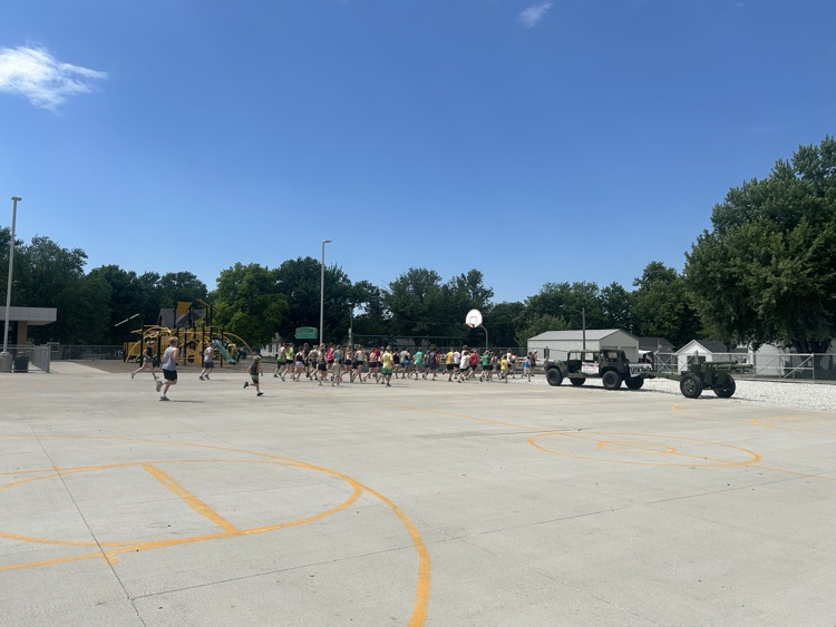 EVFalcons's tweet photo. Memorial Day Murph Run 2026 was a huge success with over 60 participants! Thanks to all who participated and helped make it such a great event! Such a great way to commemorate and be a part of something bigger than ourselves! https://t.co/LT8xnoNhNx