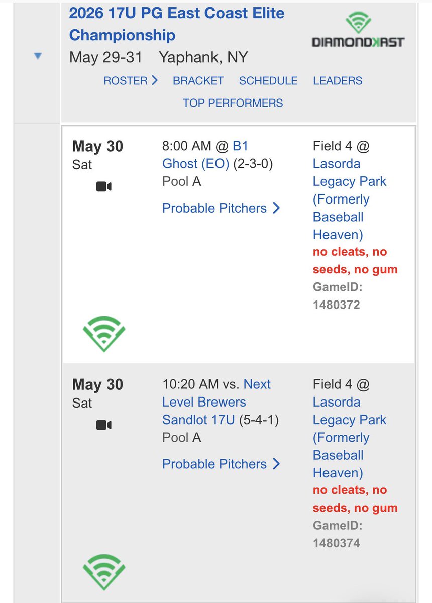 TeamBEASTbsb's tweet photo. 2027 National &amp; American teams are kicking off the summer at PG Lasorda 5/30 - 5/31 this weekend in Yaphank! Fantastic talent on both squads - D2/D3 coaches and recruiters that are beginning to fill up their 2027 boards please shoot us a DM for more information! https://t.co/53QluMDEvF