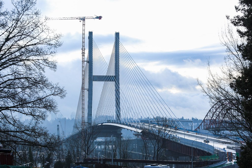 DriveBC's tweet photo. ⛔️#stal̕əw̓asəmBridge Closed 9pm Fri May 29 to 5am June 1 for construction. Use the #AlexFraserBridge or #PortMannBridge. https://t.co/yMyCfBGIz9 #BCHwy1A #SurreyBC #NewWest https://t.co/99vwR9cpzV