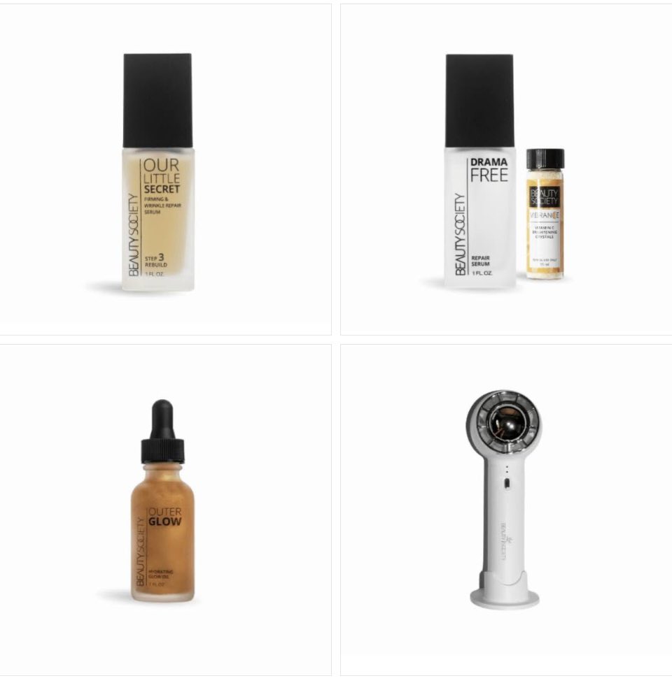 PamMayoYacko's tweet photo. NEW Checkout Offers!
-Save up to 50% on Our Little Secret
-Buy Drama Free get a FREE Vibrance
-Buy Golden Child get a FREE Outer Glow
-Spend $199, get a FREE Hand-held Fan
https://t.co/6AIBgsIp4p #beautysociety #checkout #freewithpurchase #tan #glow https://t.co/cR0kevyACC