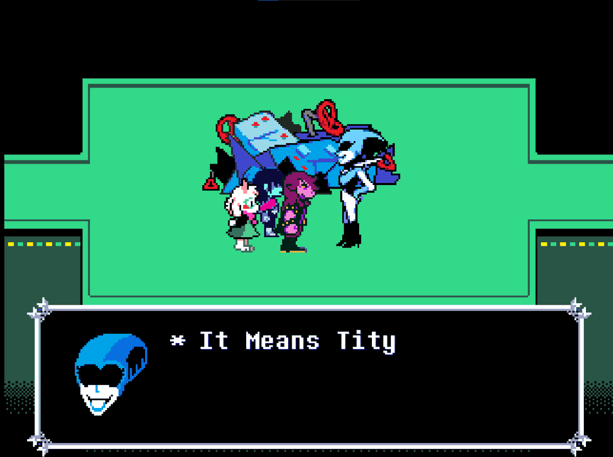 fidy 🇩🇴 | REPLAYING DELTARUNE tweet media
