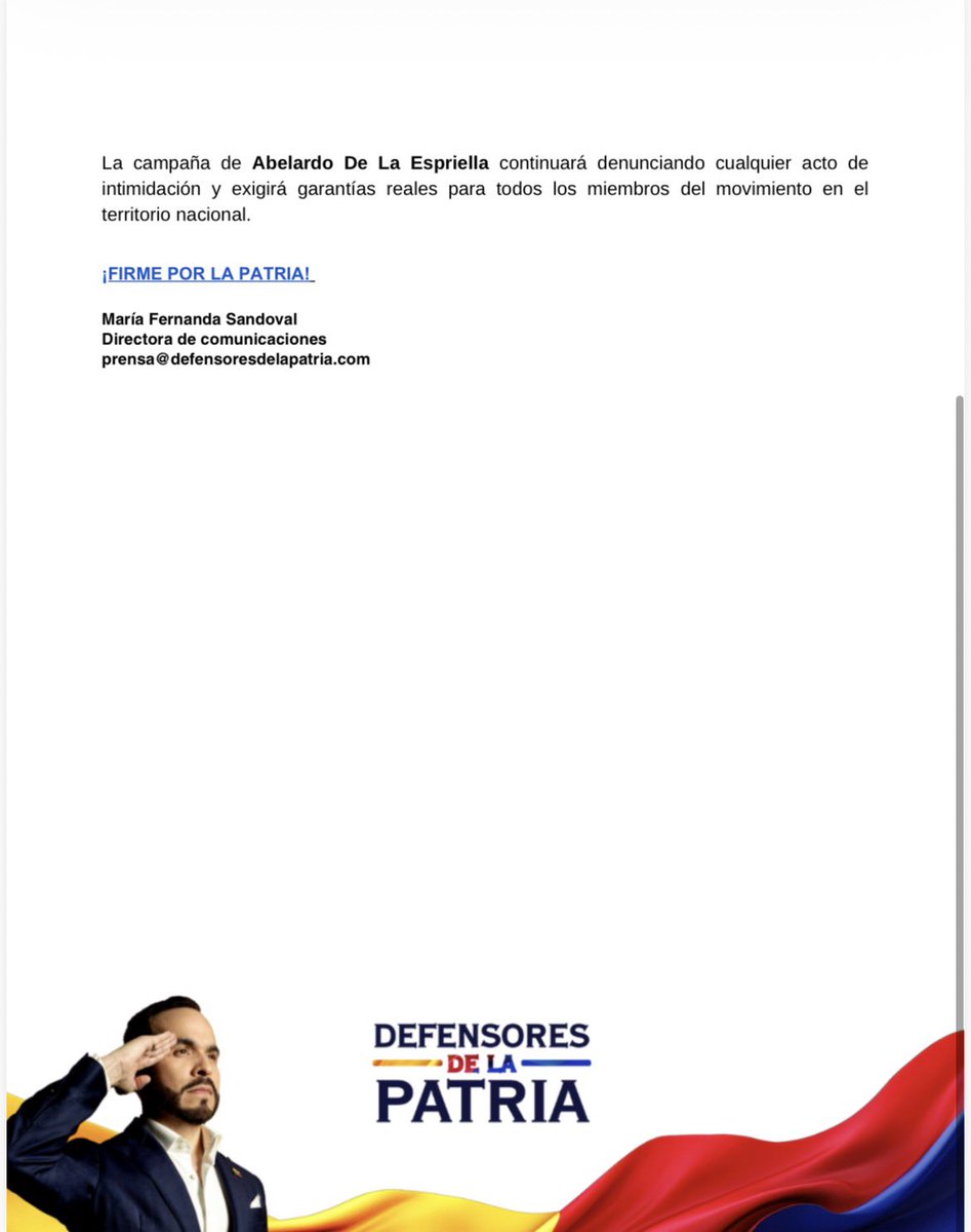 Defensores de la Patria tweet media