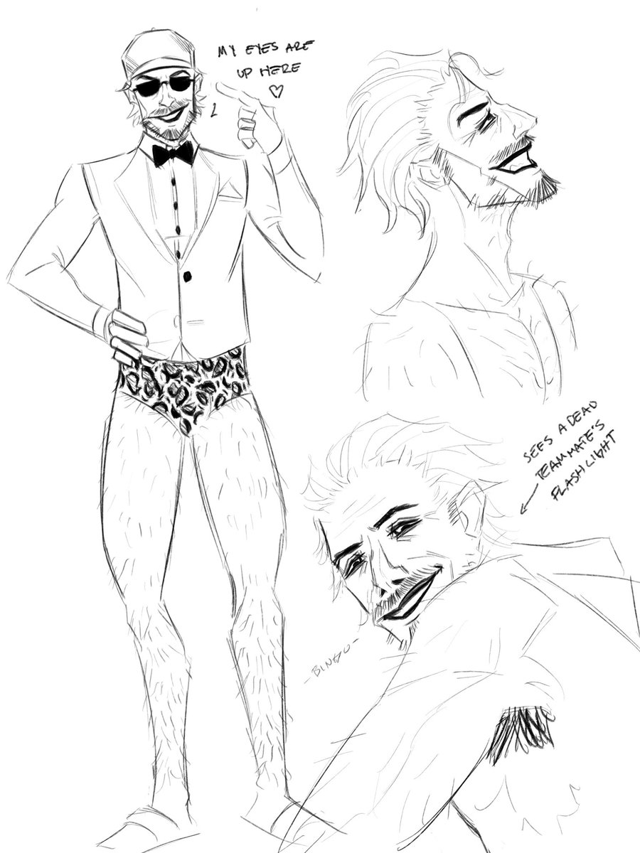 LambInArmor's tweet photo. V excited for Jason in dbd!! may have to draw the New Jersey icon soon…. until then, have more ace doodles https://t.co/1EaKQBgn3A