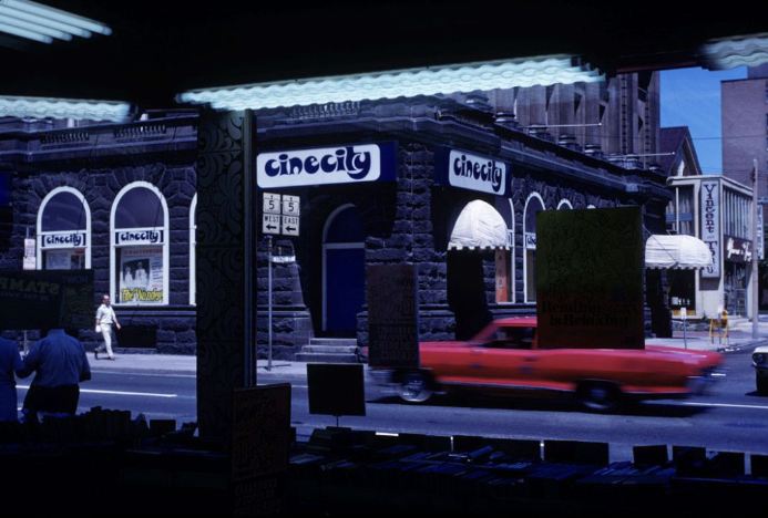 redvineski's tweet photo. This is the McDonald's where Ivan Reitman, Daniel Goldberg and Lorne Michaels founded the CFMDC and held the Cinethon Festival that screened John Hofses' Palace of Pleasure which featured a young shirtless David Cronenberg. https://t.co/qsKCdkfKEl