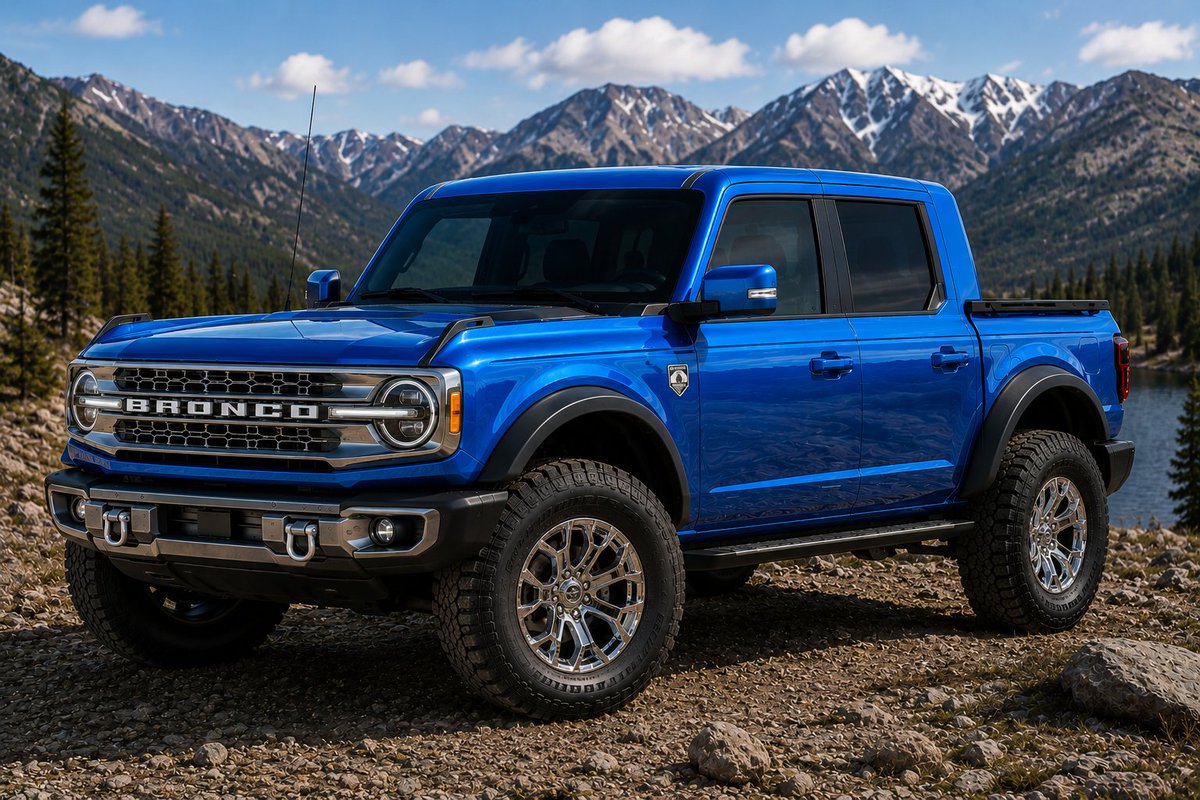 GeriatricMill's tweet photo. @ChatGPTapp can make us all automotive designers. If @Ford  ever wanted to take on the Jeep Gladiator https://t.co/ChKEFfSYtm