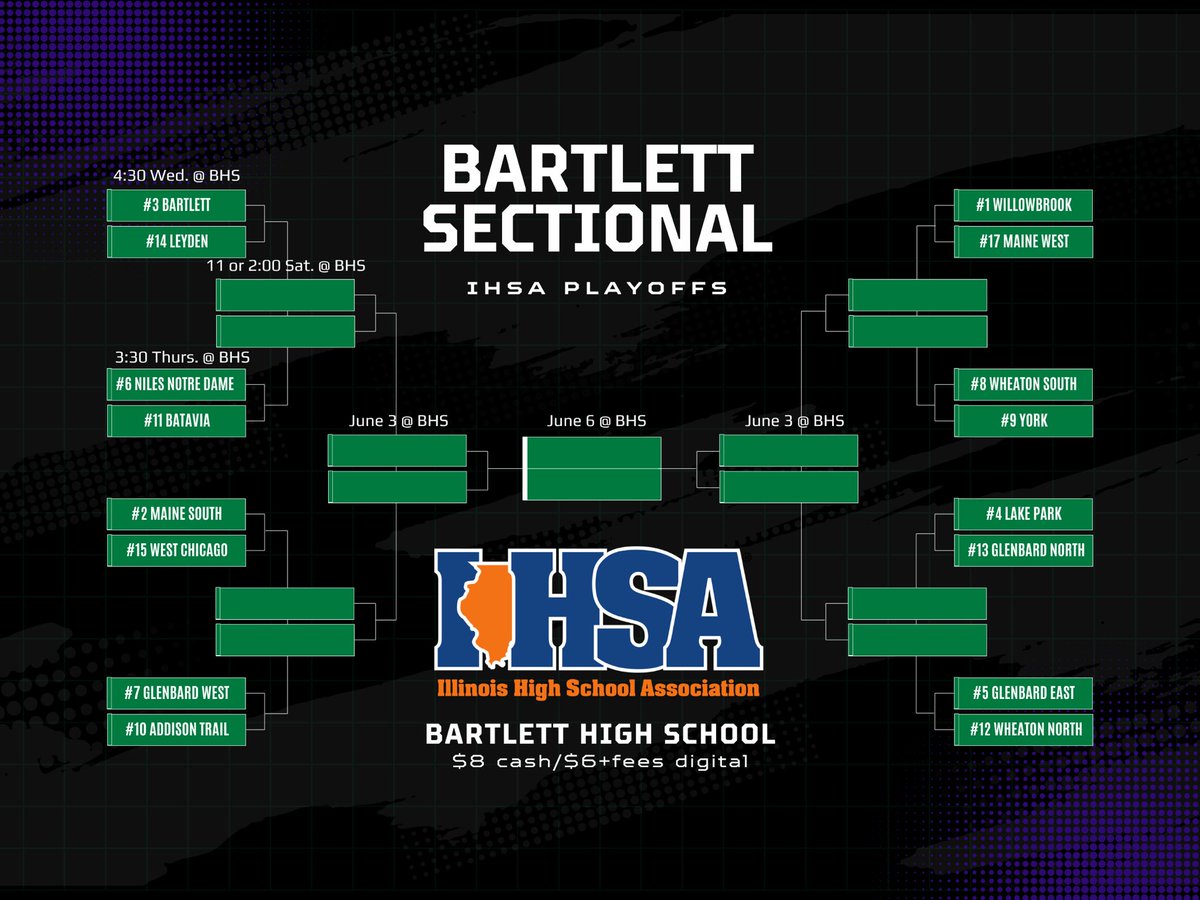 BHSHawkBaseball's tweet photo. We’re hosting! 🏠

Come out to The Nest on Wednesday afternoon for IHSA playoff baseball. Tickets can be purchased online at the link below for $6 + fees, or at the gate for $8 ⚾️

https://t.co/onnMu0oGnm

#battleshipmentality https://t.co/0l9NZnqj6k