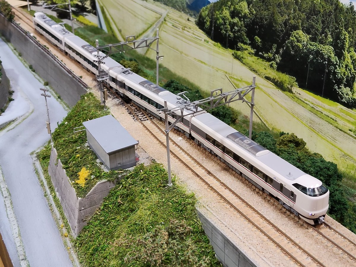 kitasei_tango's tweet photo. 丹鉄牧駅製作中。
取り敢えず次回運転会に展示する目処はつきました。
やはり締め切りが迫ると工作が進みます。しんどいですけど…😅
運転会では参加者所有の車輌の乗り入れが楽しみです！ https://t.co/nj6IGYt4ox