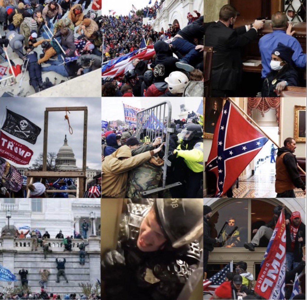 kdogggniner's tweet photo. @Support_JDepp @J6patriotnews No it’s not. That was on video you dumbass. Suppose you think these are all fake too. https://t.co/St9N5Pn4O3