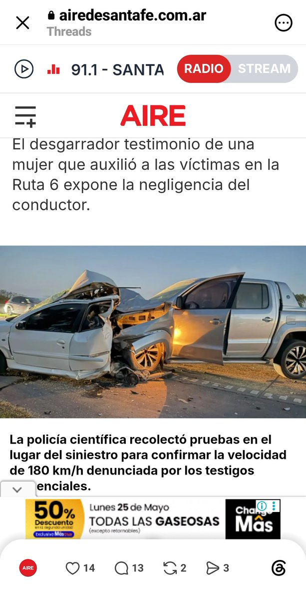 monycba1970's tweet photo. 180 km por hora!!!!! Hasta que haya ojo por ojo , van a seguir muriendo inocentes! Pena de muerte para quie por su irresponsabilidad provoca muertes https://t.co/WhdY0T0HTM