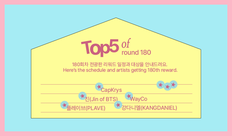idolpick_vote's tweet photo. [📣]180회차 리워드 응모 안내
- 기한 : ~ 05.31
- 리워드 일정 : 06.04 ~ 06.06

💎#CapKrys #CapriceCayetano #KrystalMejes
💎#진 #Jin #BTS
💎#WayCo #WaynonaCollings #MarcoMasa
💎#플레이브 #PLAVE
💎#강다니엘 #KANGDANIEL

🔗상세 내용은 링크를 확인해 주세요!
https://t.co/IVrLrER0Hj

#아이돌픽 #idolpick