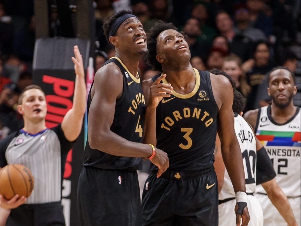 RaptorsBrazil's tweet photo. Pascal Siakam campeão do leste 2025

OG Anunoby campeão do leste 2026

Kyle Lowry está feliz em algum lugar no céu https://t.co/yshBBX8gbB
