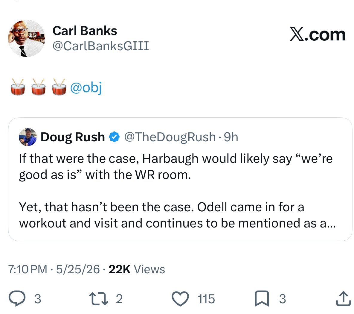 Carly tweet media