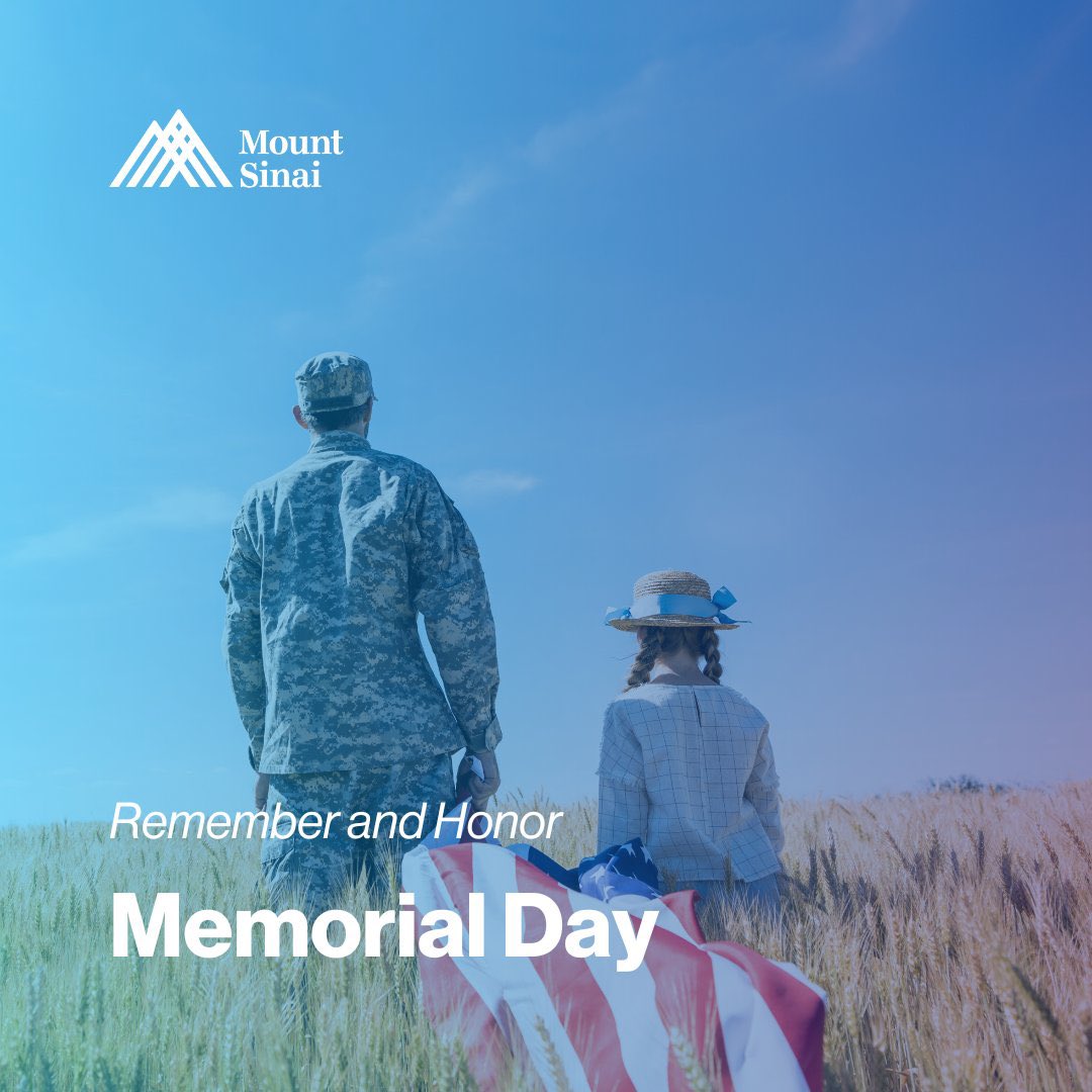 MSHSSurgery's tweet photo. Happy Memorial Day from the Department of Surgery🇺🇸

#SinaiSurgery #MemorialDay https://t.co/EIUgKcRh86