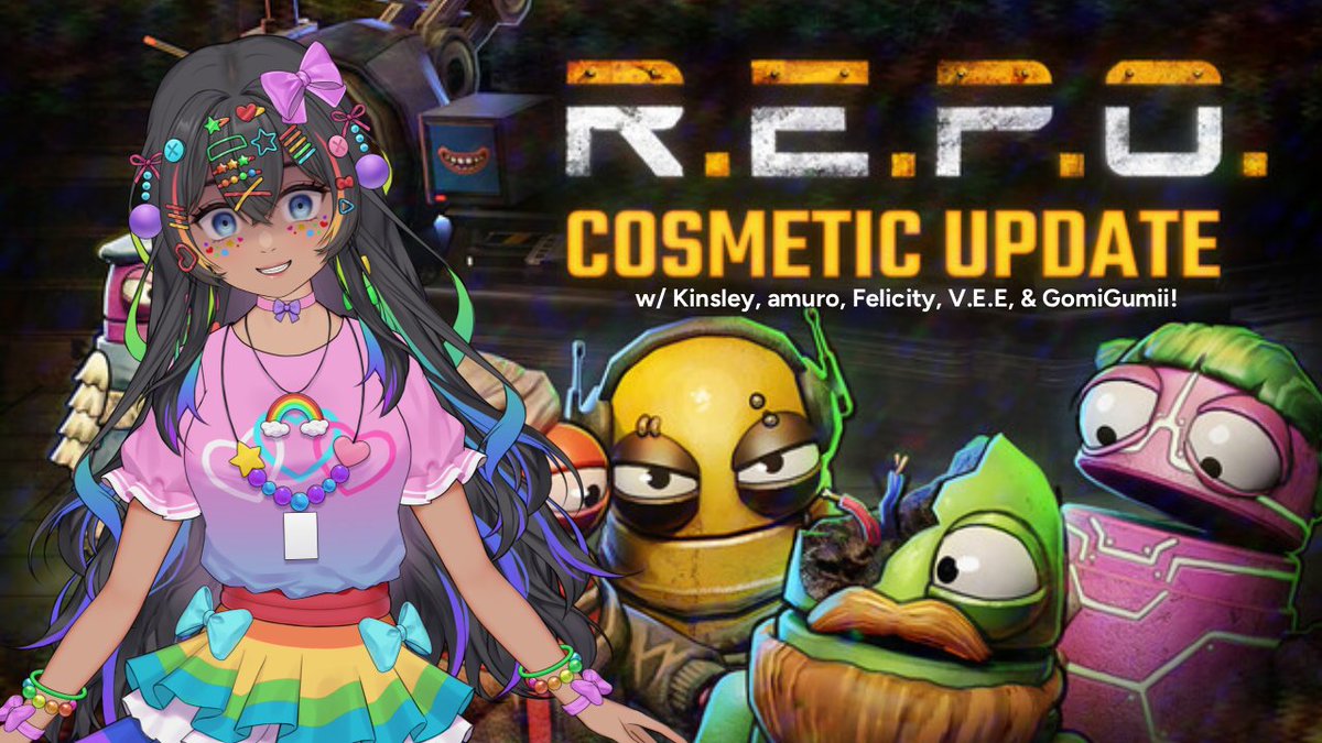 ReiyaVT's tweet photo. REPO TIME! w/ VComfy &amp; Friends ^_^
https://t.co/Yje3fZ6cno https://t.co/CGGVgL2emv