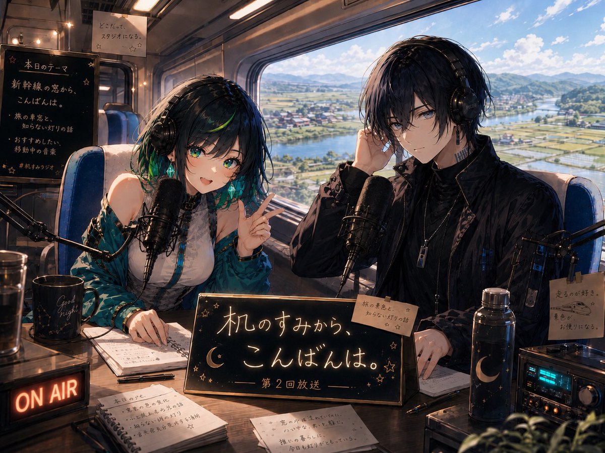 サムネイル🚄🏞️✨