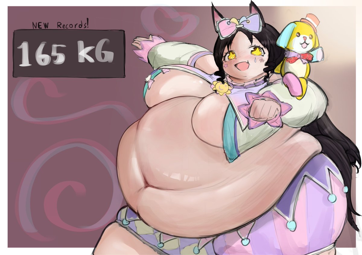 Purrazeilust's tweet photo. #21 WeeklyMarvelous    5.24.2026    
Marvelous Gain Pt.7 Final!
I think this is it! lets see for next WG dive or even do it again!
#WeeklyMarvelous #umamusume #ウマ娘 #マーベラスサンデー #MarvelousSunday #weightgain #bbw #chubby https://t.co/Kfe3a4uELR