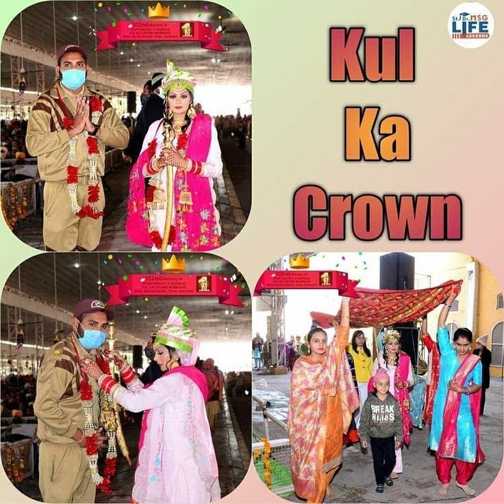 Jaiya_Thakur07's tweet photo. A daughter is the true strength, pride, and support of her family. The Kul Ka Crown campaign encourages daughters to continue  care for parents after marriage, and carry forward their family legacy with dignity and love. Inspired by Saint Gurmeet Ram Rahim Ji #बेटियों_से_वंश https://t.co/eq8HKjilac