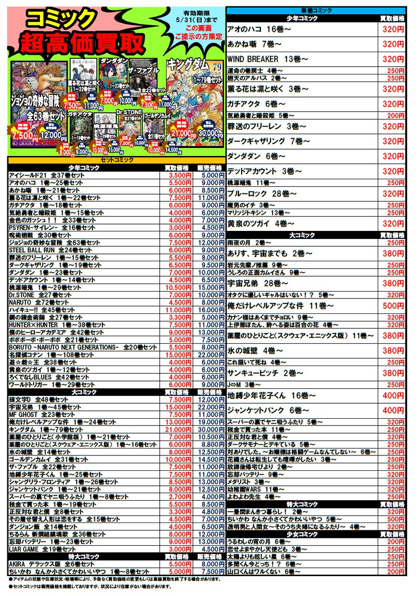 ブックマーケット砺波店/CARD BOX tweet media