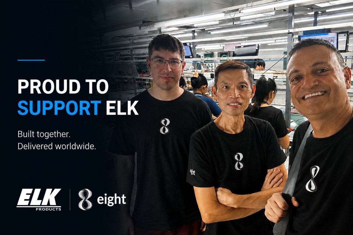 _8development's tweet photo. Behind every deployed OEM platform is a production story.

Recent @ElkProducts production run in Thailand, powered by the TouchOne platform.

Reliable manufacturing, engineering coordination and long-term platform support all play a critical role in real-world deployment. https://t.co/tU7bTYQbAX