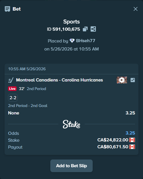 Stake High Roller tweet media