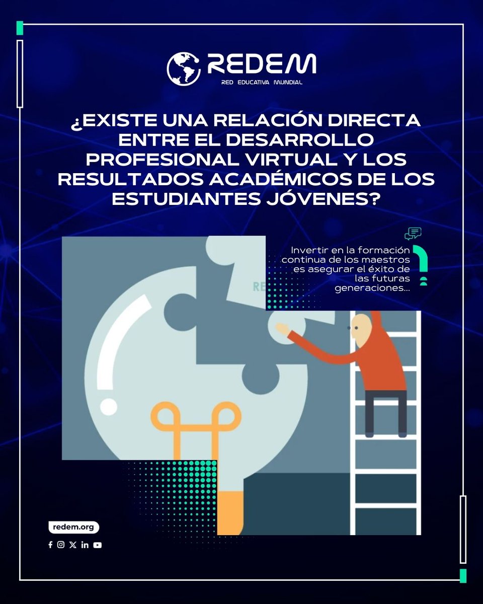 REDEM's tweet photo. El desarrollo profesional virtual de los docentes demuestra tener un impacto positivo directo en el rendimiento y los resultados académicos de los estudiantes jóvenes...
Conoce más aquí:👇
https://t.co/BVo6ApRFZk
#DesarrolloProfesional #CapacitaciónDocente #EducaciónDigital https://t.co/BLoh0XWbbF