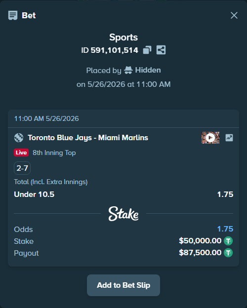 Stake High Roller tweet media