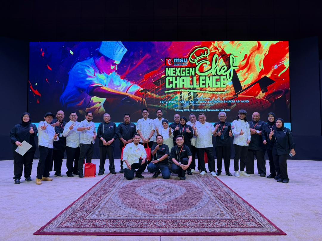 MSUmalaysiaSHCA's tweet photo. Throwback to the MSU Young Chef Challenge x Nextgen Chef Challenge 2026 🍽️🔥
A celebration of creativity, passion, and future culinary talents alongside inspiring industry chefs. 👨‍🍳✨
#MSUMalaysia #MSUMalaysiaSHCA #YoungChefChallenge #NextgenChef #FutureChefs https://t.co/RaIe8T5QS9
