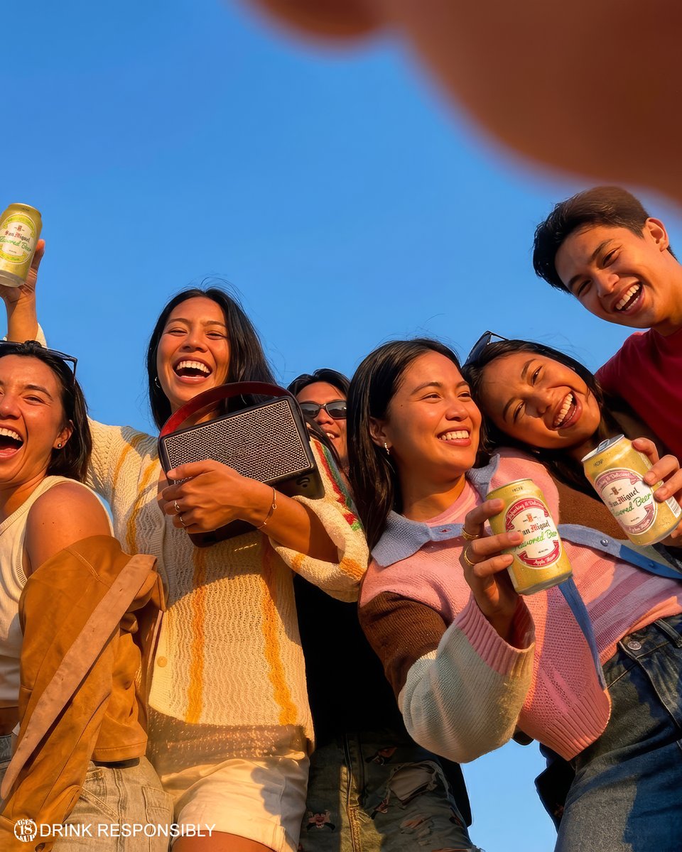 SMFBPH's tweet photo. When “set natin soon” finally became “asan na kayo?” 🥹 Gawing mas madalas ang barkada bonding with San Miguel Flavored Beer!

Available in supermarkets and convenience stores near you!

ASC Ref No. S0151P052026S https://t.co/hDysNycsWB