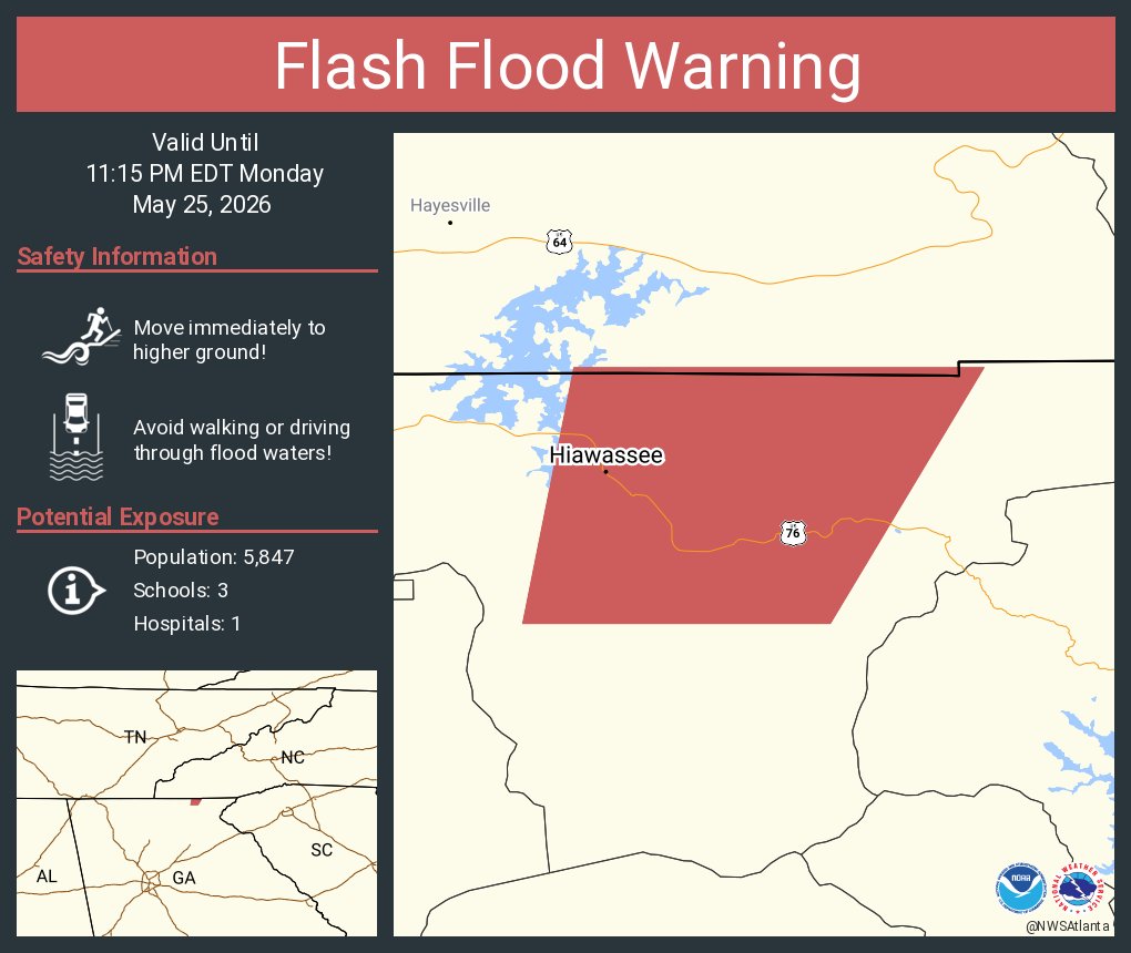 NWS Atlanta tweet media