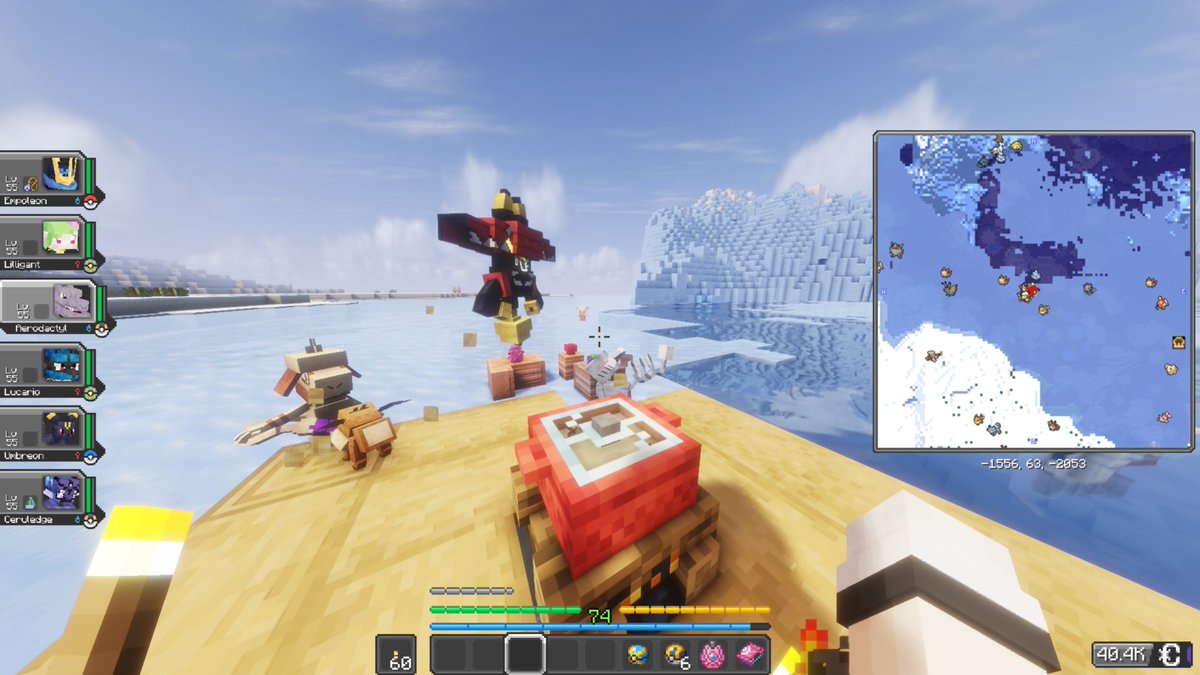 S_ttoki's tweet photo. good bye my minecraft babies u will be missed (esp that damn house i took 2 hours to built) https://t.co/bN90qSIU8l