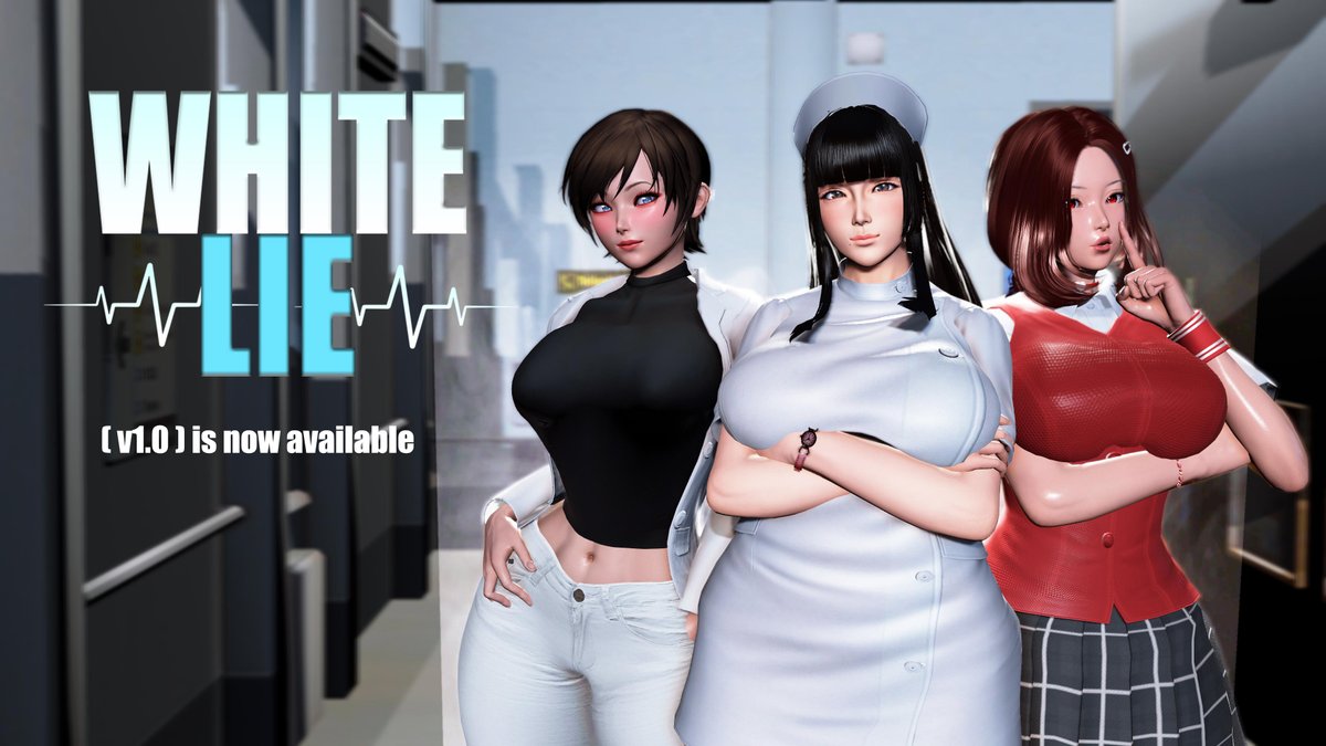 Nonkawrang's tweet photo. White Lie (v1.0) is now available!  

Now playable for VVVIP members. https://t.co/lI0TEXIJq0