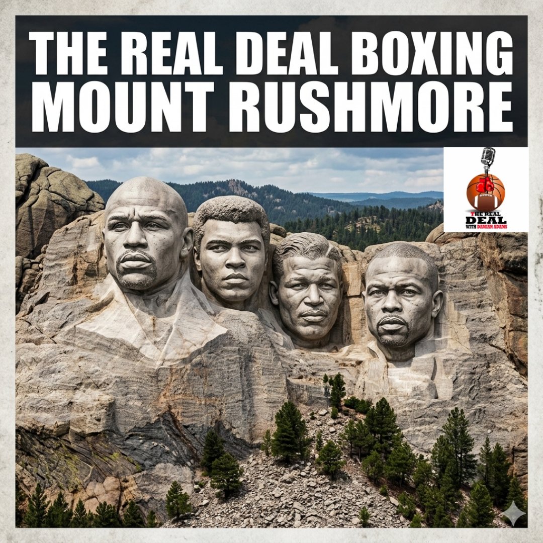 TheRealDealwDA's tweet photo. #Boxing fans: Who do you have on your boxing Mount Rushmore? #RealDealTakes https://t.co/GaQxbwcwNH