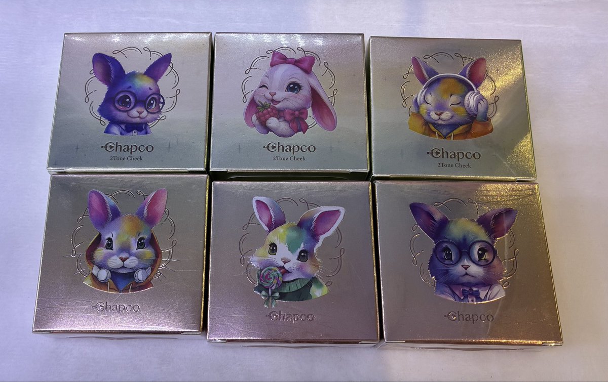PadoKoriyama's tweet photo. 《好評展開中》
Chapcoうさぎシリーズアイシャドウ・チーク

\1秒でかわいい！/

うさぎシリーズからアイシャドウ・チークが登場🐰

アミューズメント限定品で使いやすい化粧品です🎶

ぜひお試しあれ😆

#イオンタウン郡山おしゃれ館
#ゲームスポットpado https://t.co/NVOIQB859B