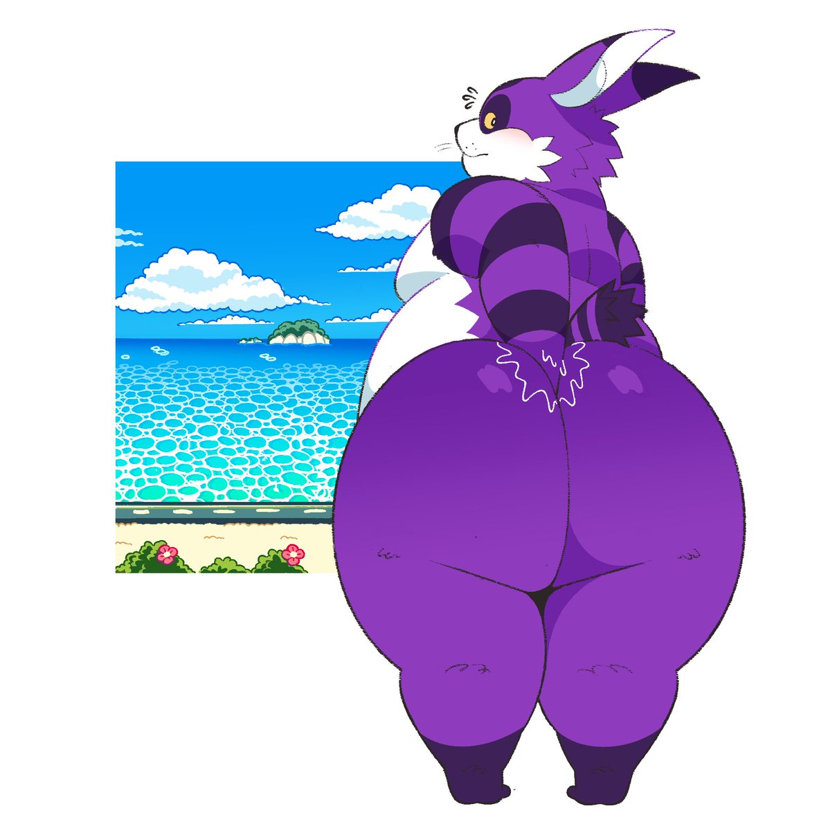 Butternutworm's tweet photo. first time doing any sort of background for my stuff

(Big the cat, Sonic Adventure) https://t.co/4o8cH2ZcmN