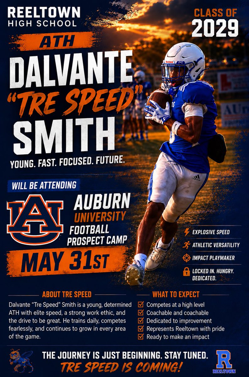 Dalvante “Tre Speed” Smith 2029 ATH tweet media