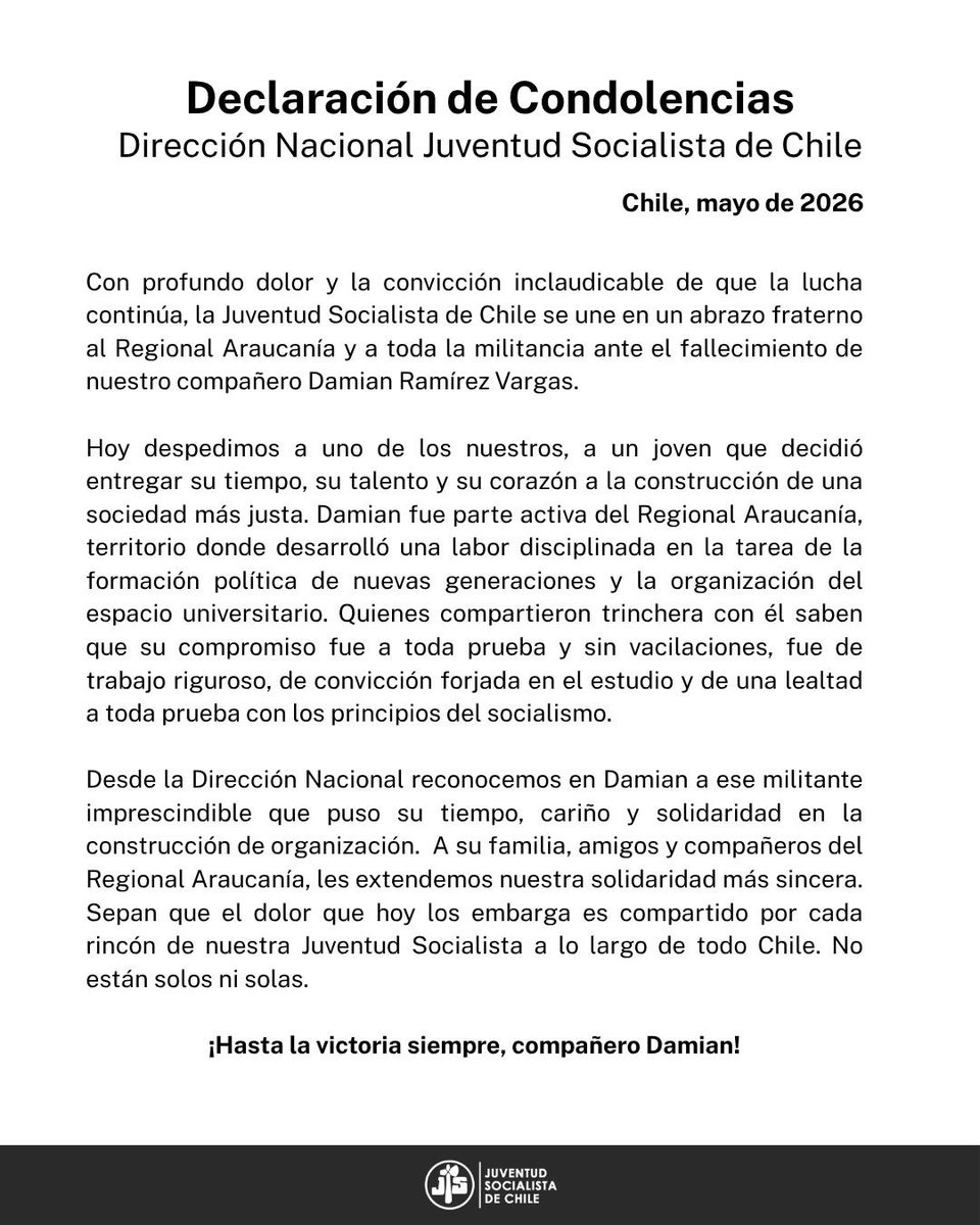 Juventud Socialista tweet media