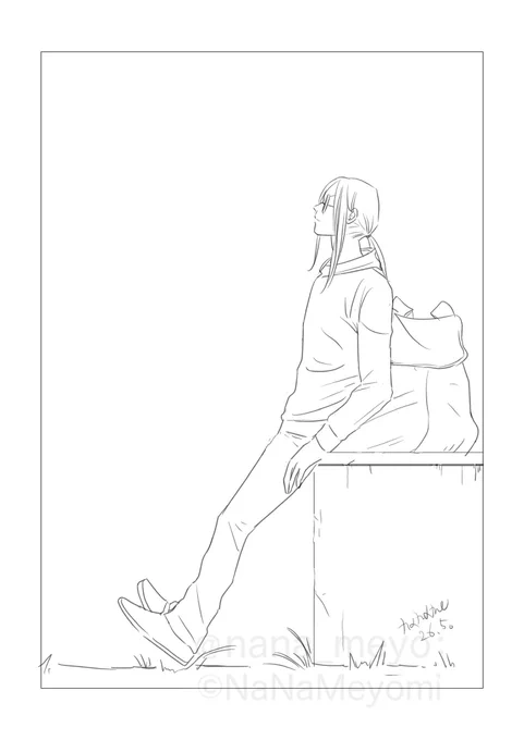 <進捗>アッシと英チャンシリーズ
『若様🌙の子守り✨』

『待つ若様。』 