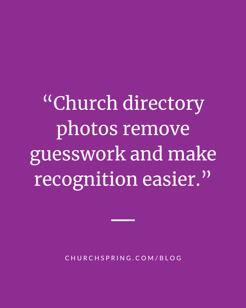ChurchSpring's tweet photo. Outdated directory photos create small but constant friction. Leaders hesitate. Members guess. Moments feel awkward.

Keeping church directory photos current makes recognition simple and conversations more natural. 

Read more → https://t.co/wtGTKOmo8I https://t.co/bCoPLg49Ln