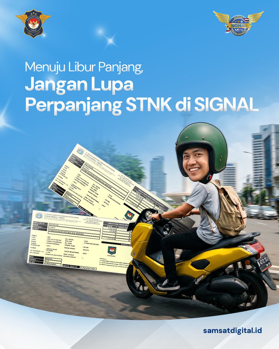 Samsat Digital Nasional (SIGNAL) tweet media