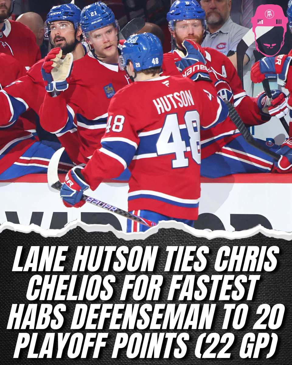 spittinchiclets's tweet photo. Lane Hutson joins some ELITE company 🔥 https://t.co/1rJ7xTNoFo