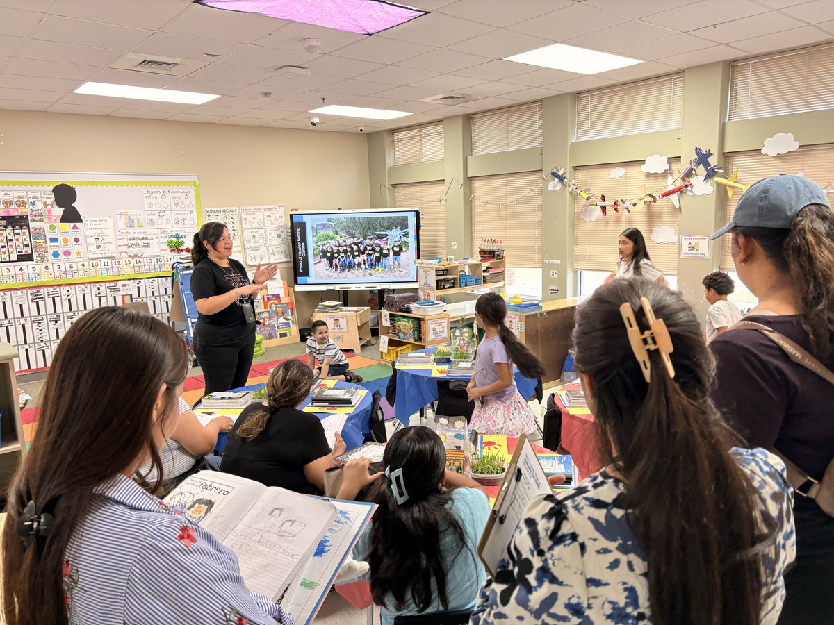 KCtheAP's tweet photo. @RME_Roadrunners &amp; @RidgemontELC had an amazing time at our Dual Language Showcase! 🌎✨ We are so proud to celebrate of their achievements, academic growth, creativity, and language development showcased throughout the school year📚💙 https://t.co/L3apLcqNLe