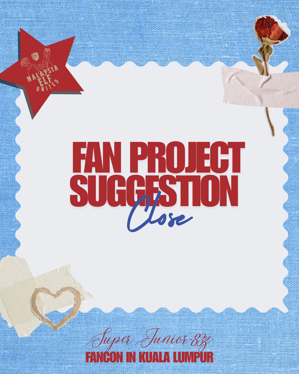 myelfunited's tweet photo. Hi ELFs!

Thank you for all your thoughtful suggestions specially prepared for 83z! The submission period for Fan Project Suggestions has officially ended~ 📪 https://t.co/2WD7nwwWh5