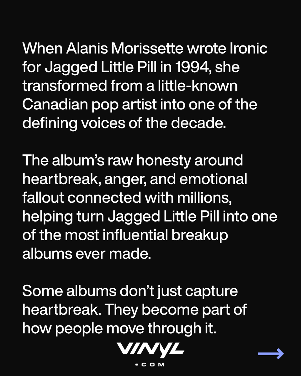 vinyldotcom's tweet photo. Some albums just hit differently after heartbreak.

This week’s drop celebrates the records shaped by breakups, fallout, regret, and emotional honesty.

From Jagged Little Pill to Rumours to 21…

What’s your ultimate breakup album? 👇

#BuyVinyl #BuyRecords #BuyVinylRecords https://t.co/27abICa0JA