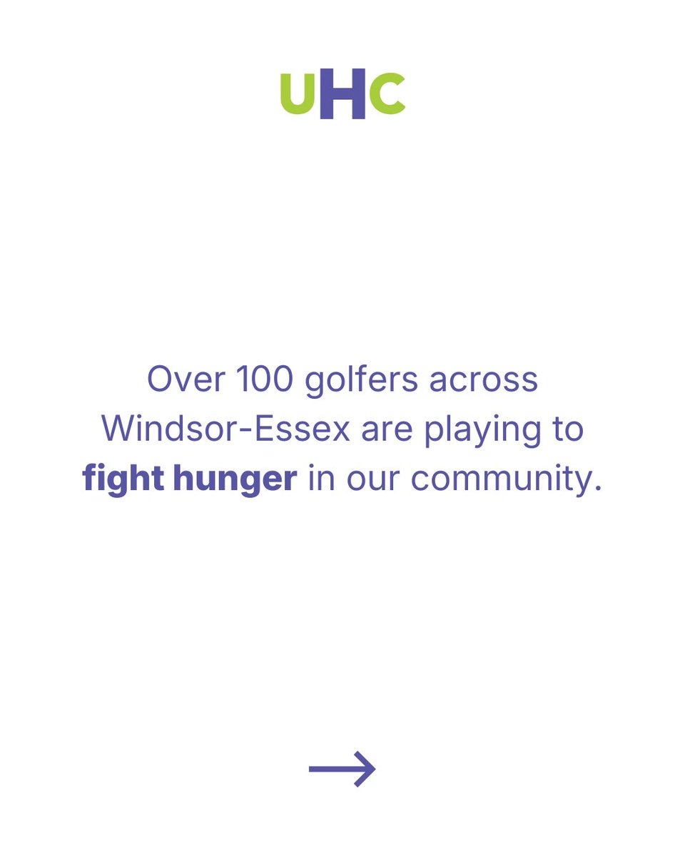 UHC_'s tweet photo. We’re one week away from the 34th Annual UHC Golf Tournament! ☝️

Now is your LAST chance to play, sponsor, and donate. Let’s get out there and play against hunger!  

To get involved, email mrimac@uhc.ca 

Thank you all for your support, we cannot wait to see you there! 😎⛳️ https://t.co/xJE4KuMKA4